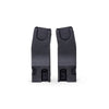 Black Silver Cross Breez Universal Car Seat Adapters - Front View | Strolleria