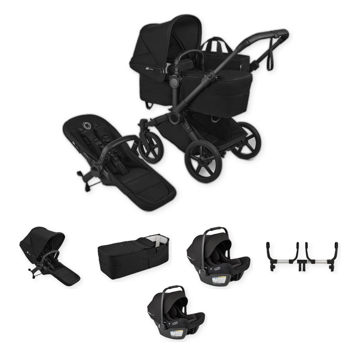 Bugaboo Donkey 6 Twin Travel System Bundle- Strolleria