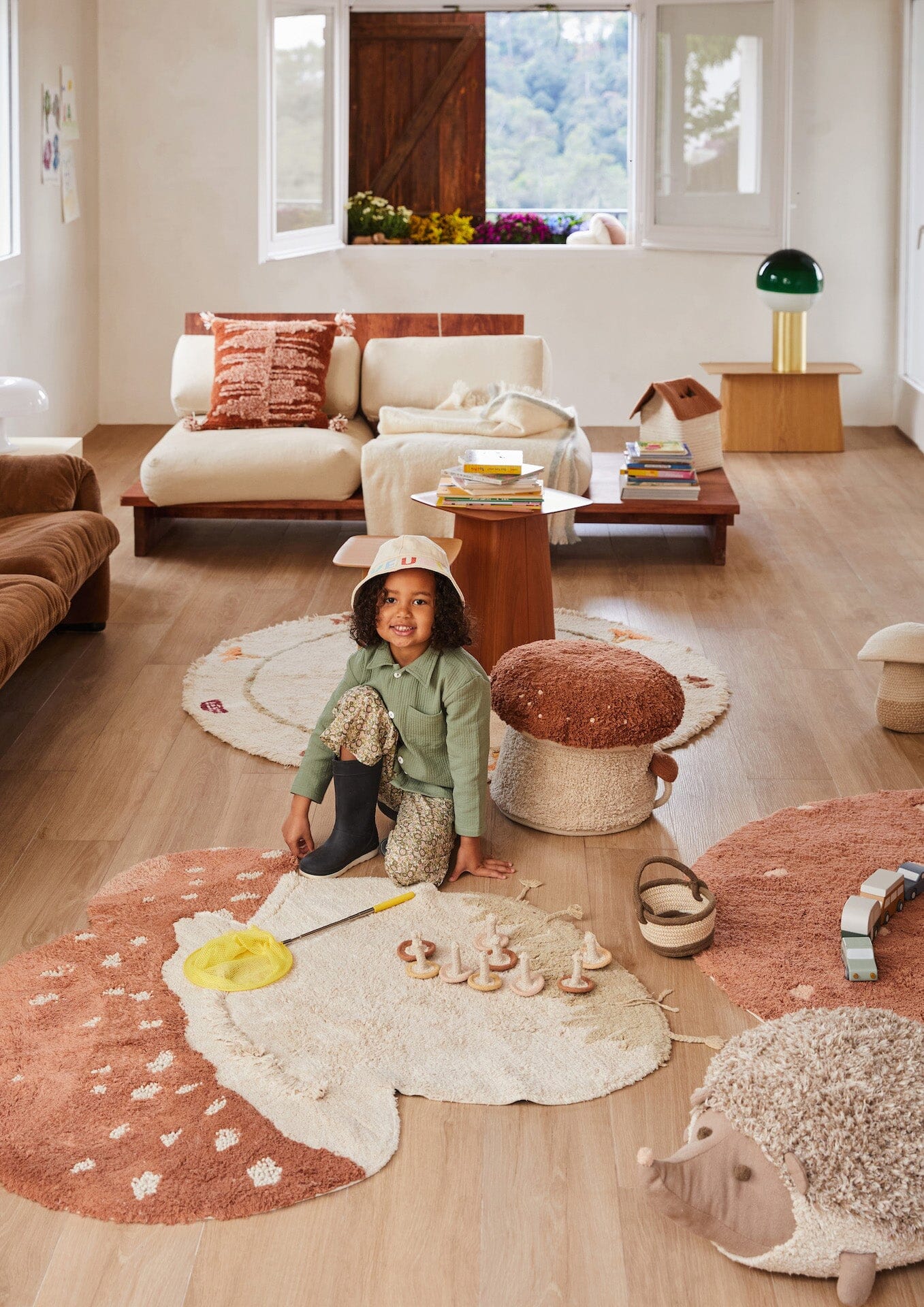 Lorena Canals Washable Rug - Boletus- Strolleria