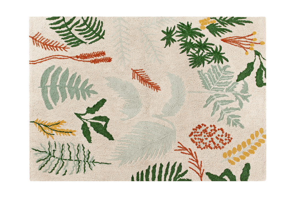 Lorena Canals - Washable Medium Botanic Plants Rug- Strolleria