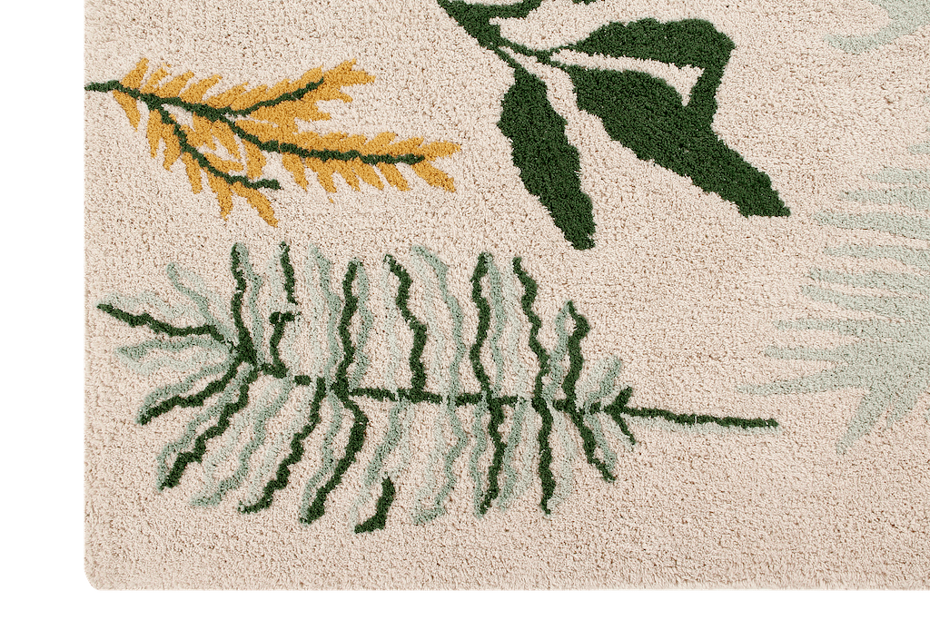 Lorena Canals - Washable Medium Botanic Plants Rug- Strolleria