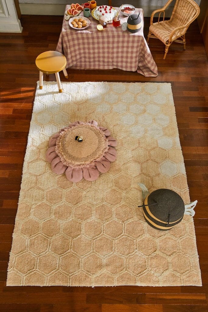 Lorena Canals Planet Bee - Washable Rug Sweet Honey- Strolleria