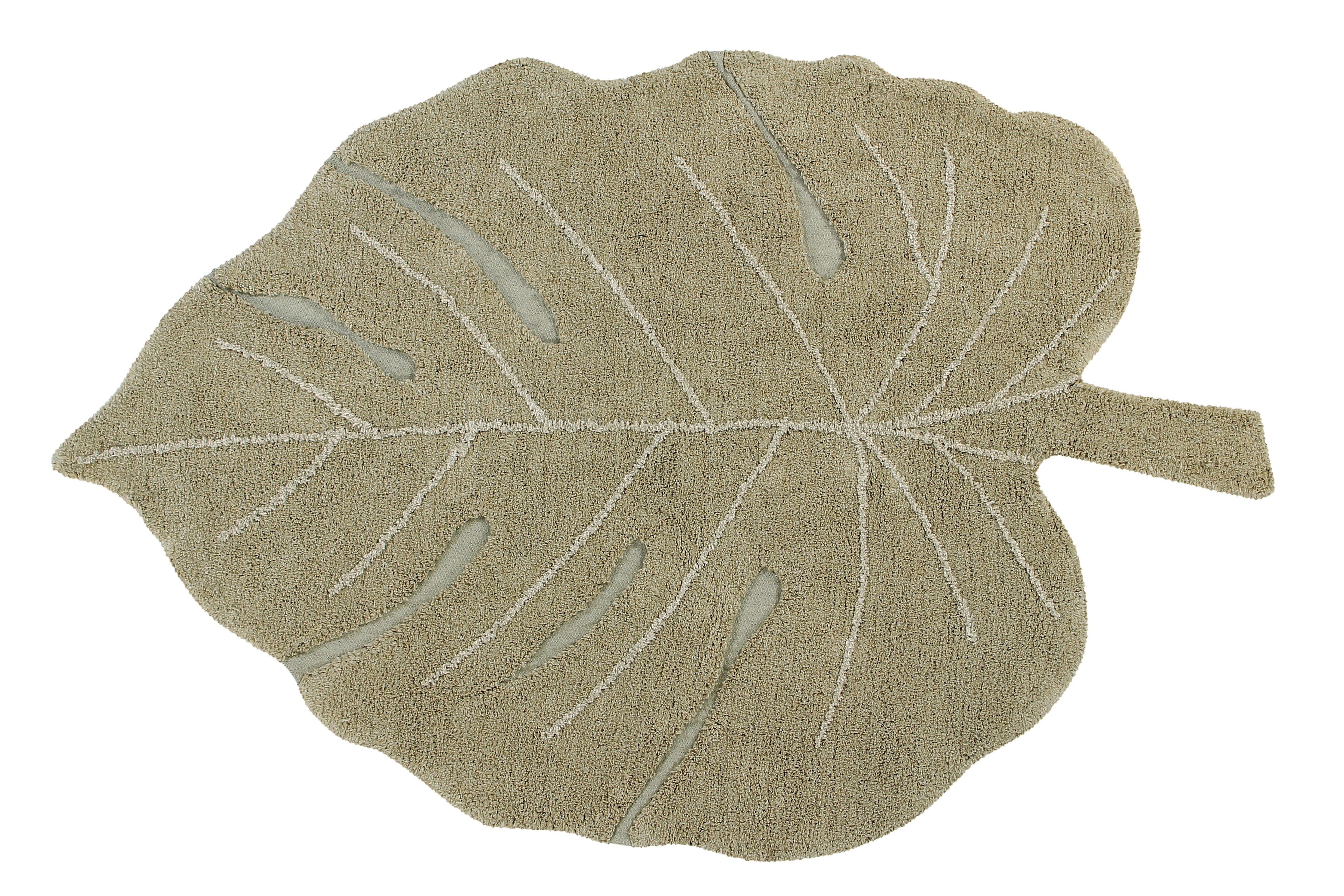 Lorena Canals Washable Rug - Monstera- Strolleria