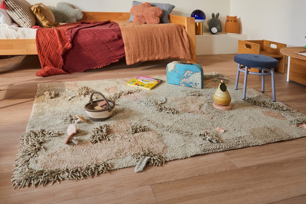 Lorena Canals Washable Play Rug - Mushroom Forest- Strolleria