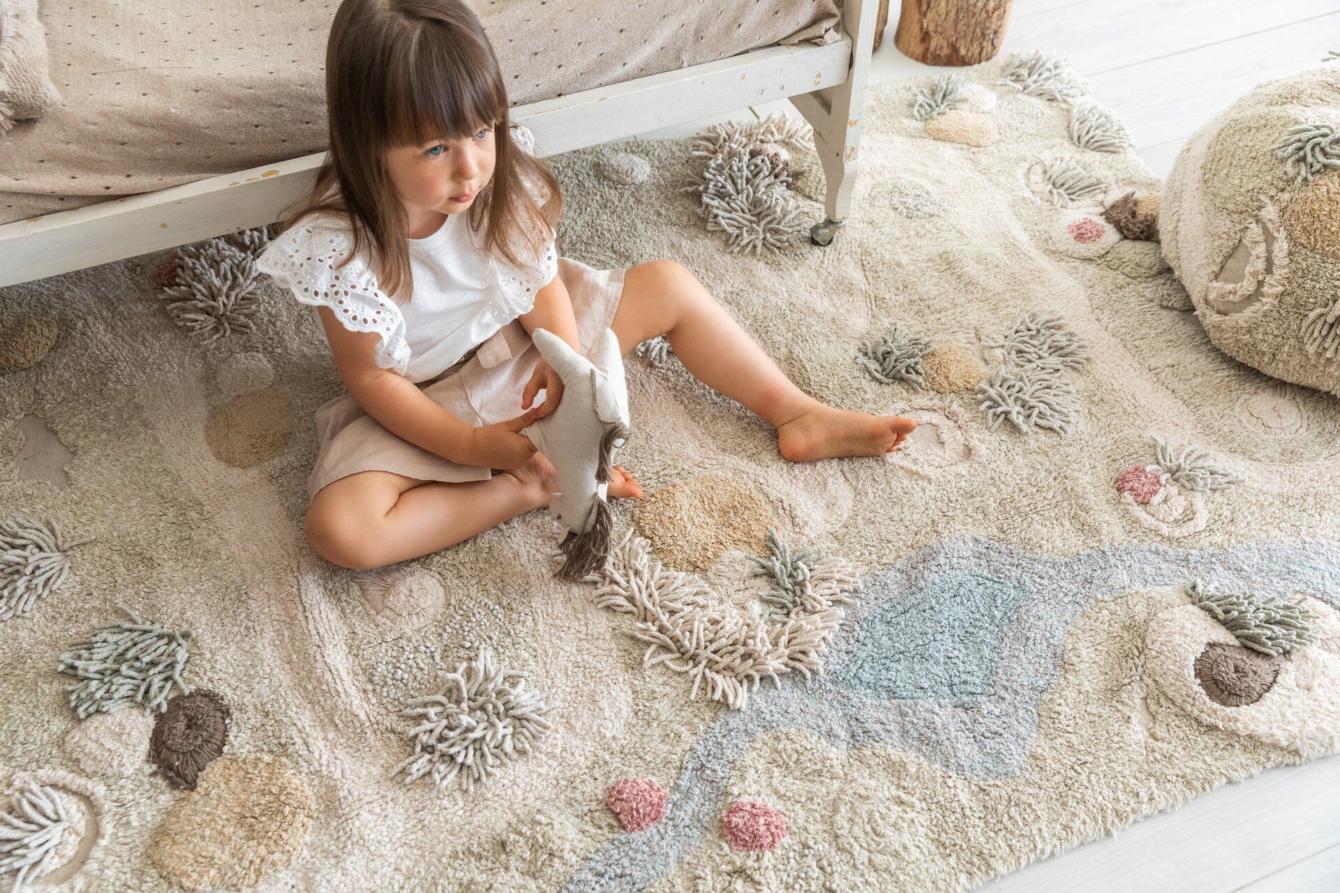 Lorena Canals Washable Play Rug - Path of Nature- Strolleria
