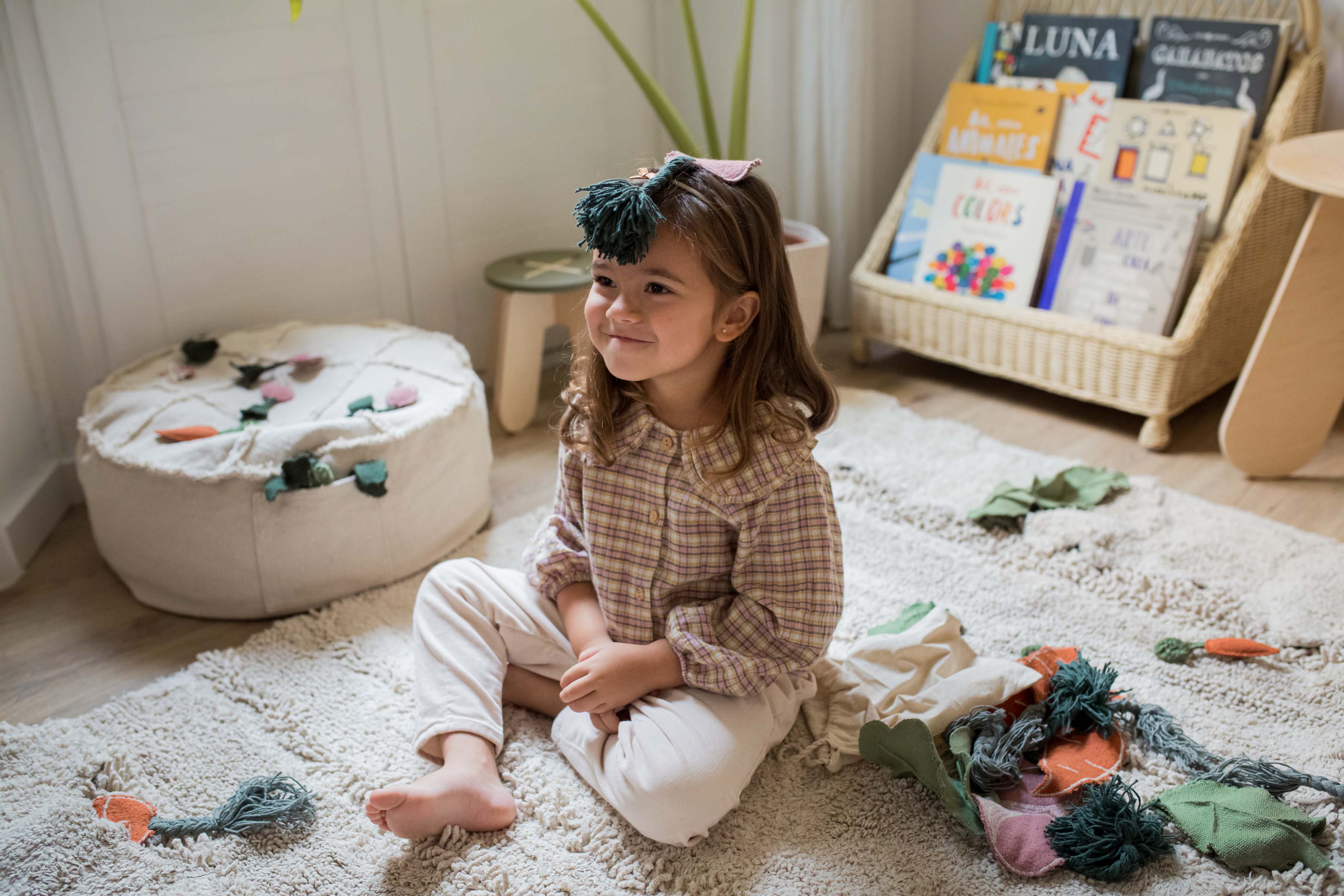 Lorena Canals x Oli&Carol Washable Play Rug - Veggie Garden- Strolleria