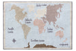 Lorena Canals Washable Rug - Vintage Map - Bambi Baby