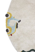 Lorena Canals Washable Rug - Wheels - Bambi Baby