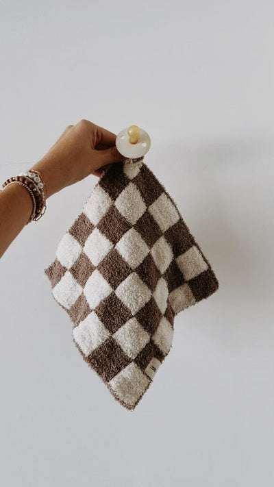 Forever French Baby - Lovey | Mushroom Checkerboard