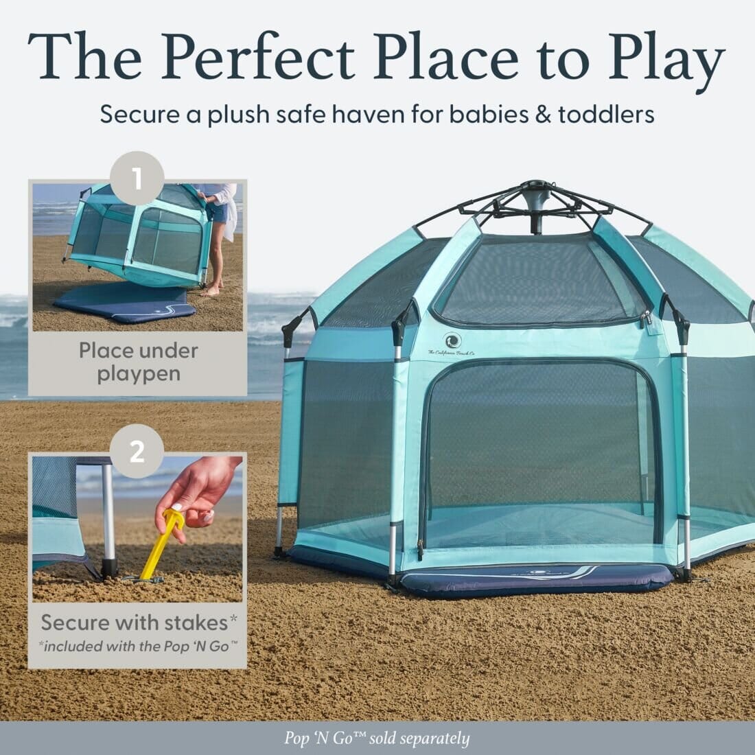 The California Beach Co. Pop 'N Go™ Play Mat 2.0- Strolleria