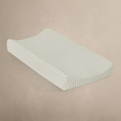 Oilo Changing Pad Cover - Fable Collection Sea Moss Stripe