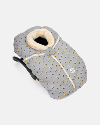 7AMEnfant Car Seat Cocoon - Benji Prints Sherpa