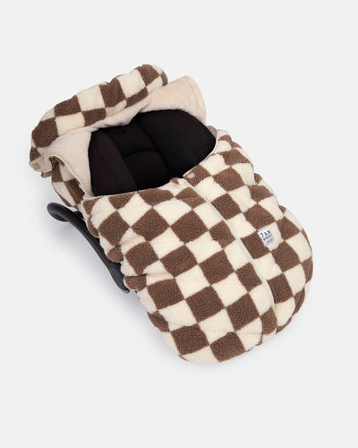 7AMEnfant Car Seat Cocoon - Checker Berber