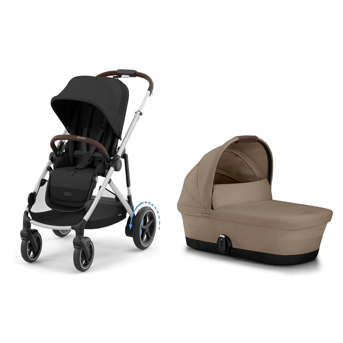 CYBEX e-Gazelle S Stroller + Cot Bundle- Strolleria