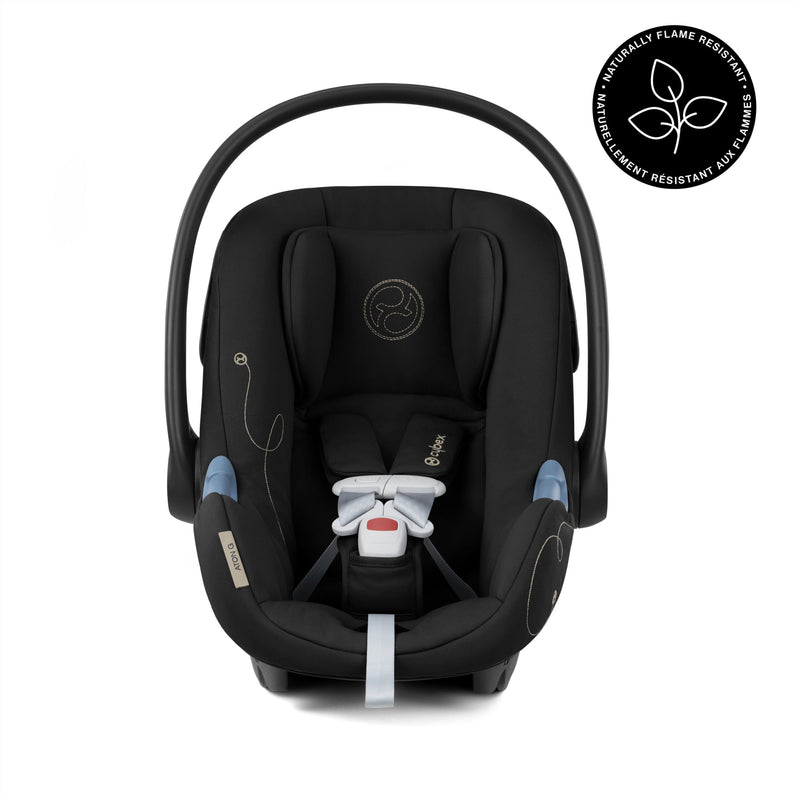 Cybex Aton G Swivel Infant Car Seat and Base Moon Black
