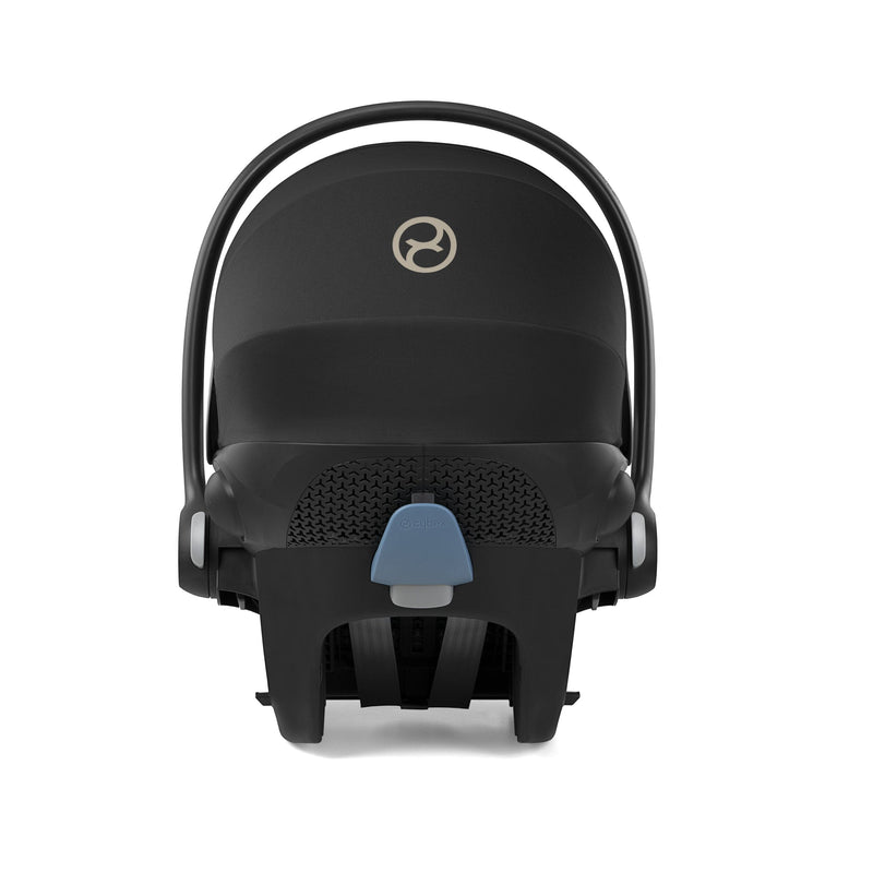 Cybex Gazelle S 2 Double Stroller and Aton G Swivel Travel System Moon Black