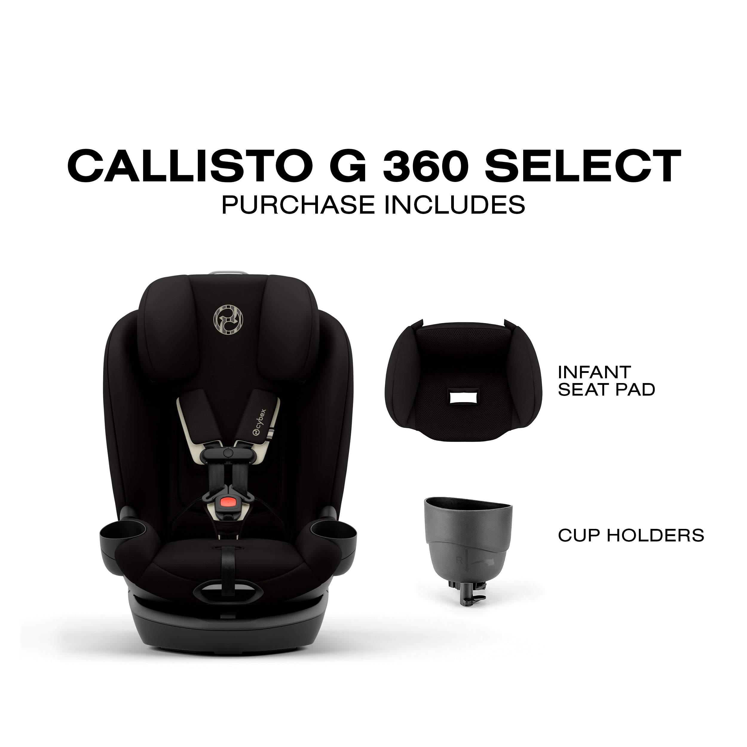CYBEX Callisto G 360 Select Rotating All-in-One Convertible Car Seat- Strolleria