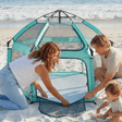 The California Beach Co. Pop 'N Go Playpen Mattress & Mattress Cover - Bambi Baby