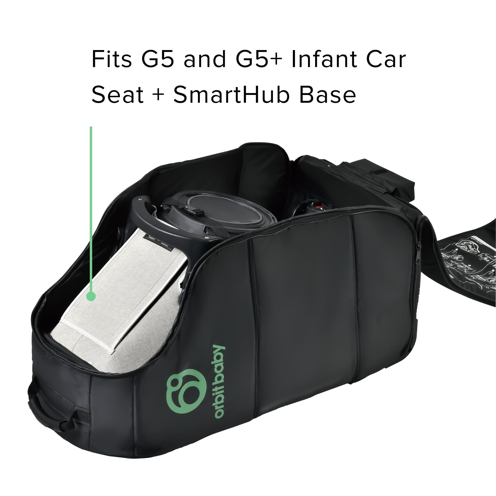 Orbit Baby Car Seat Travel Bag- Strolleria