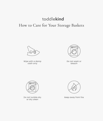 Toddlekind USA Storage Baskets in Stone