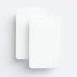 Shnuggle Air Lite Crib Fitted Sheets – 2-Pack - Solid White - Bambi Baby