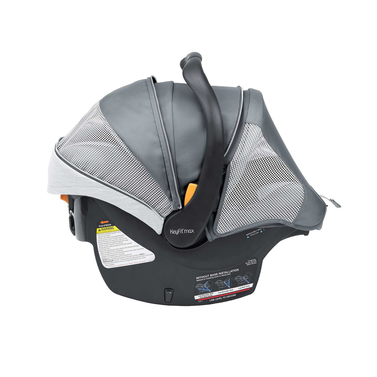 Chicco KeyFit Max Zip ClearLux Infant Car Seat- Strolleria