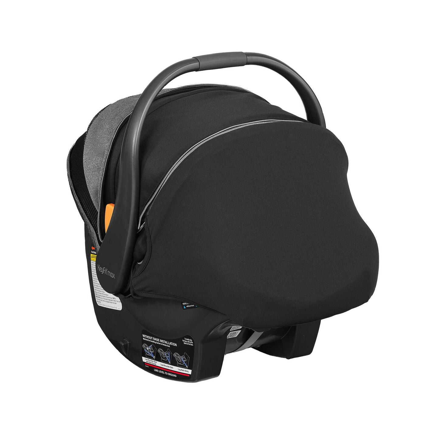 Chicco KeyFit Max Zip ClearLux Infant Car Seat- Strolleria