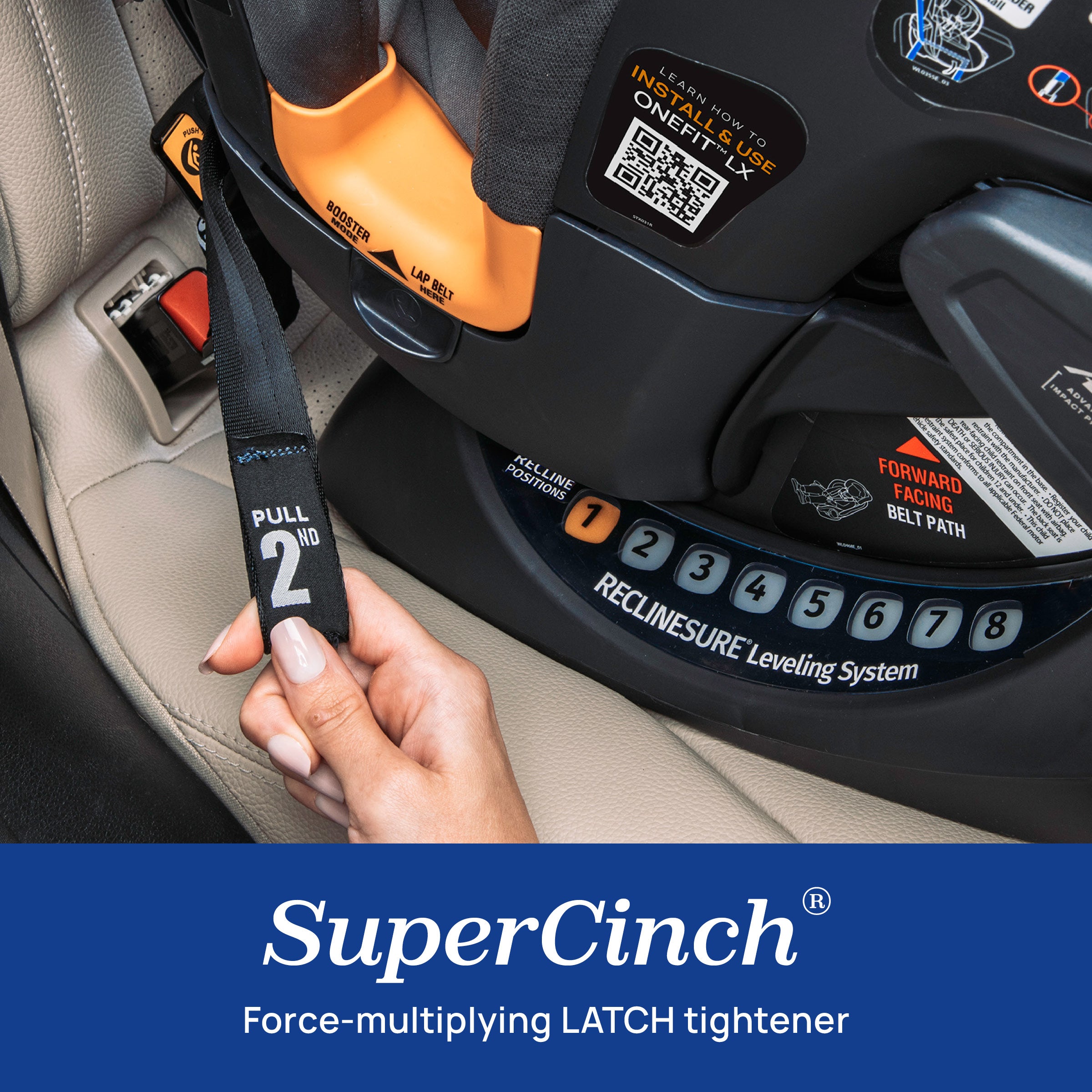 Chicco OneFit LX ClearTex All-in-One Car Seat- Strolleria
