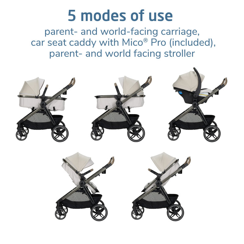 Maxi Cosi Zelia™ Pro 5-in-1 Modular Travel System- Strolleria