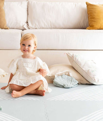 Toddlekind USA Haven Playmat in Sandy Lines - Stone