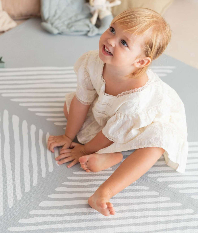 Toddlekind USA Haven Playmat in Sandy Lines - Stone