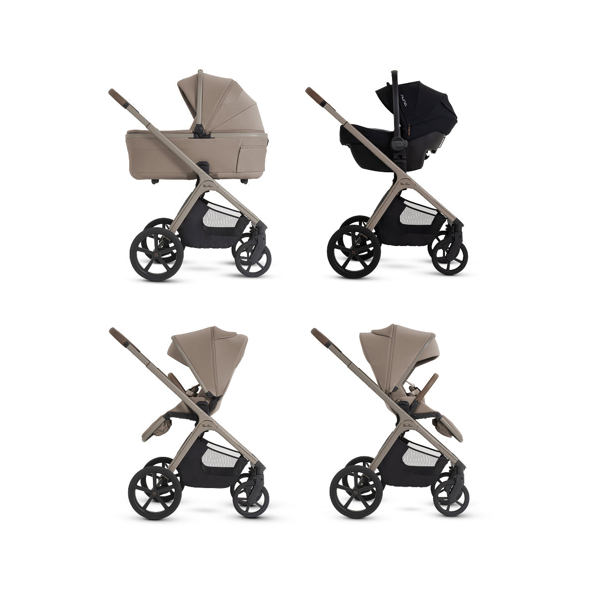 Silver Cross Cove 2 Full-Size All Terrain Stroller Champagne