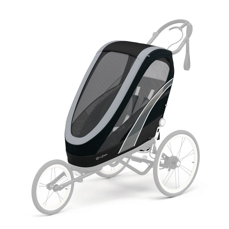 CYBEX Zeno Jogging Stroller Seat Pack - All Black- Strolleria