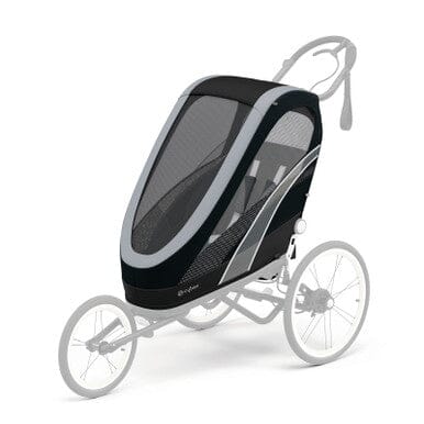 CYBEX Zeno Jogging Stroller Seat Pack - All Black- Strolleria