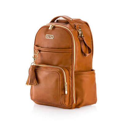 Itzy Ritzy Boss Plus™ Large Diaper Bag Backpack Cognac