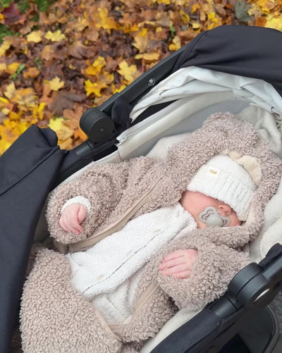 7AM Enfant Bunting Bebe_Teddy - Oatmeal- Strolleria