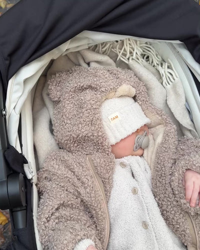 7AM Enfant Bunting Bebe_Teddy - Oatmeal- Strolleria