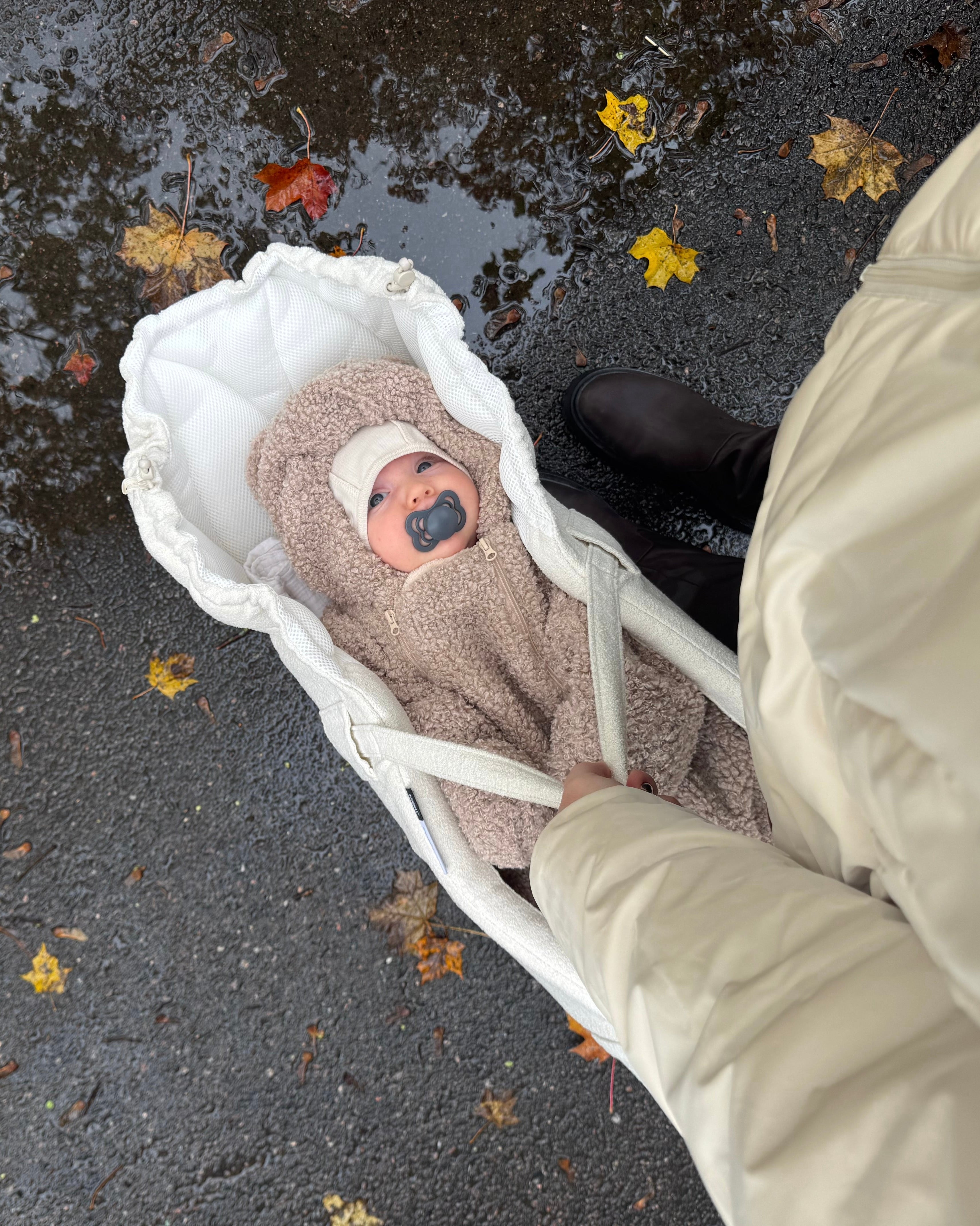 7AM Enfant Bunting Bebe_Teddy - Oatmeal- Strolleria