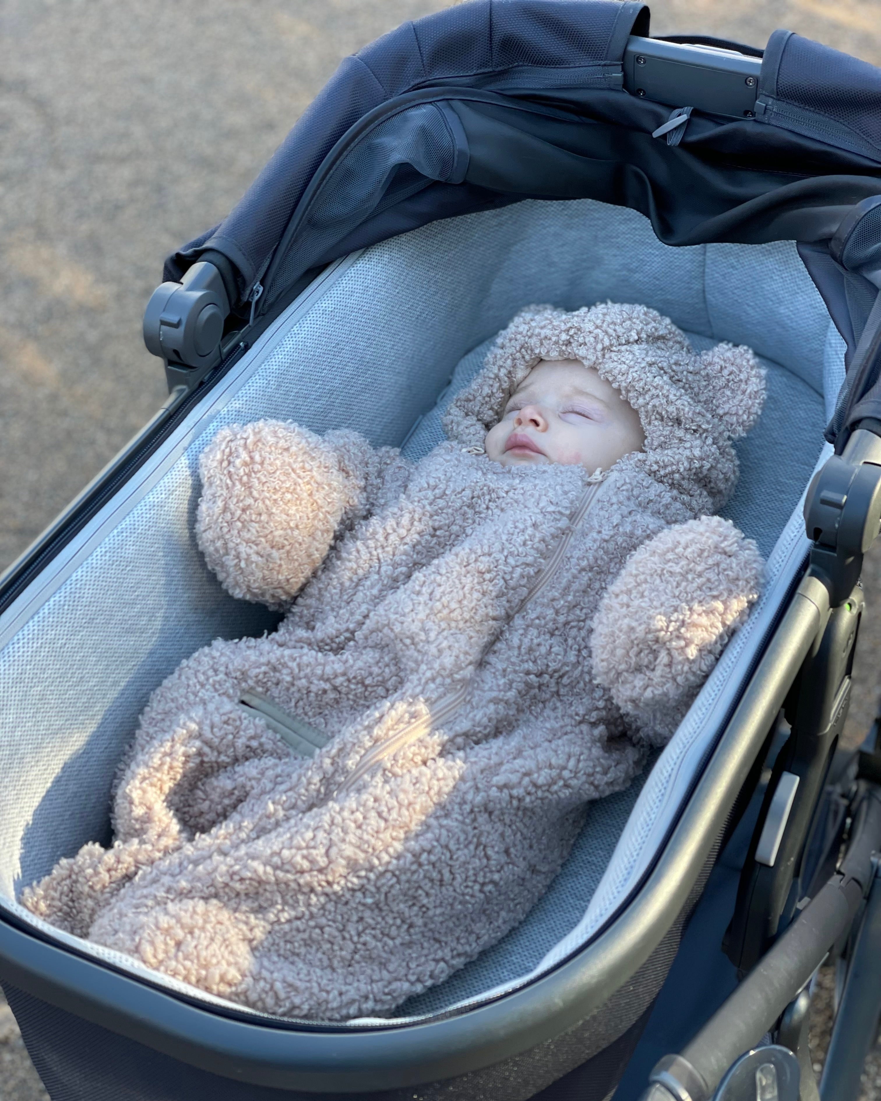 7AM Enfant Bunting Bebe_Teddy - Oatmeal- Strolleria