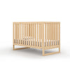 Natural Beechwood dadada Austin 3-in-1 Convertible Crib - 45 Degree Angle | Strolleria