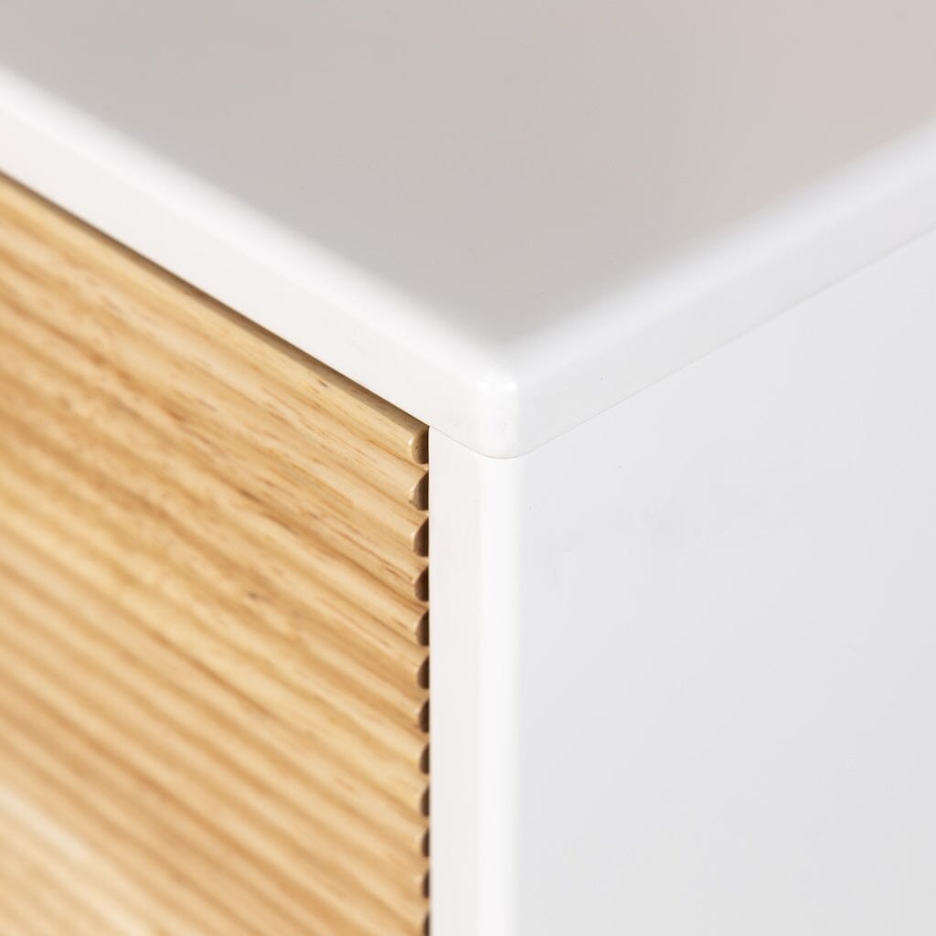 dadada Merry 6-Drawer Dresser in White/Natural- Strolleria