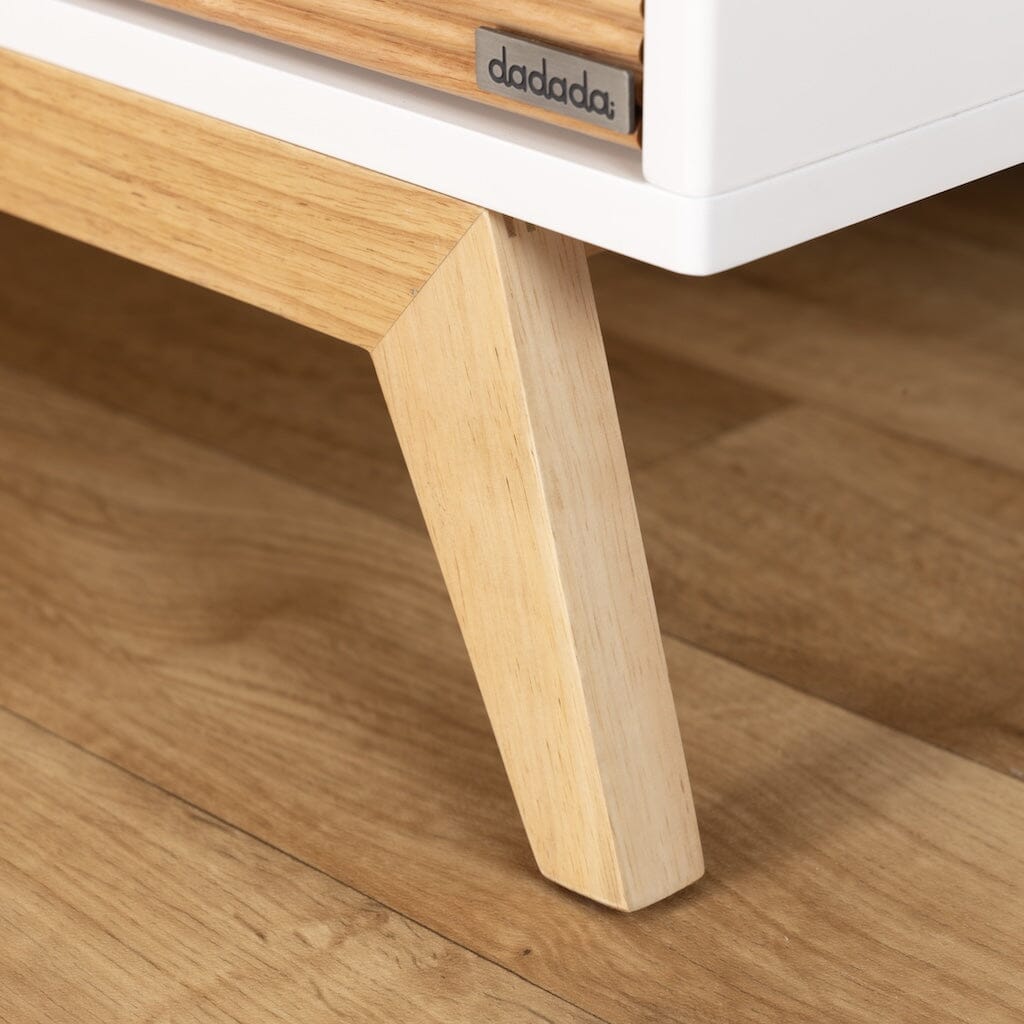 dadada Merry 6-Drawer Dresser in White/Natural- Strolleria