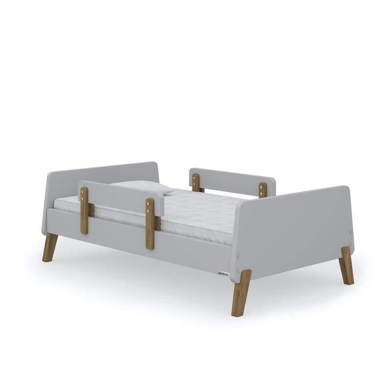 Dadada Muse Toddler Bed - Gray / Natural
