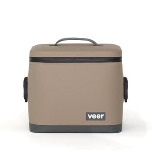 Brown Mica Veer Day Cooler 18L Soft Cooler - Front View | Strolleria