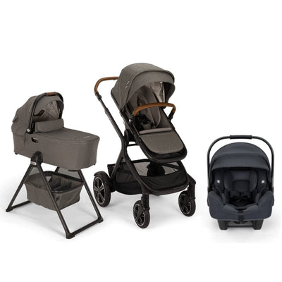 Nuna DEMI Next Bundle - Stroller, Rider Board, Bassinet + Stand, and PIPA RX Infant Car Seat