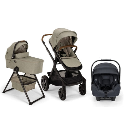 Nuna DEMI Next Bundle - Stroller, Rider Board, Bassinet + Stand, and PIPA RX Infant Car Seat