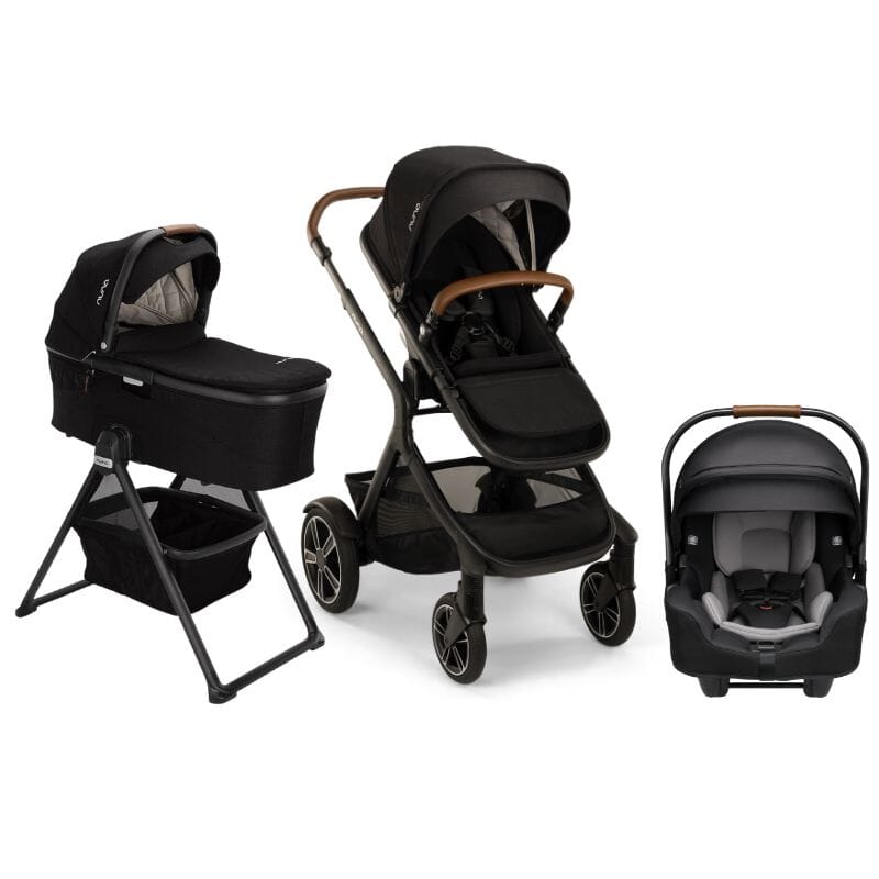 Nuna Demi Grow Bundle - Stroller, Bassinet + Stand, and PIPA RX Infant Car Seat