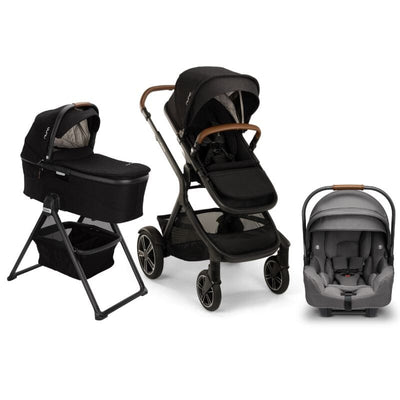Nuna Demi Grow Bundle - Stroller, Bassinet + Stand, and PIPA RX Infant Car Seat