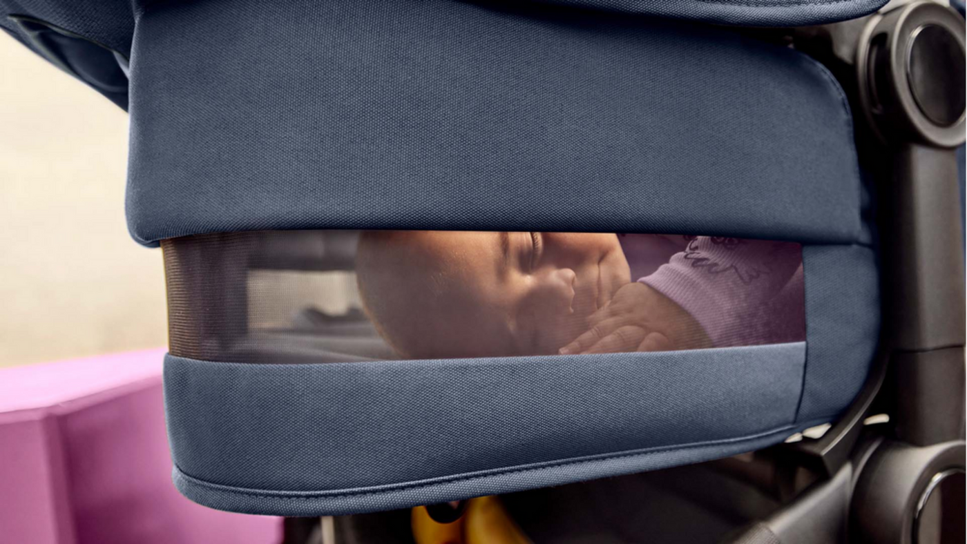 Close Up of A Baby Sleeping in A Bugaboo Donkey5 Mono