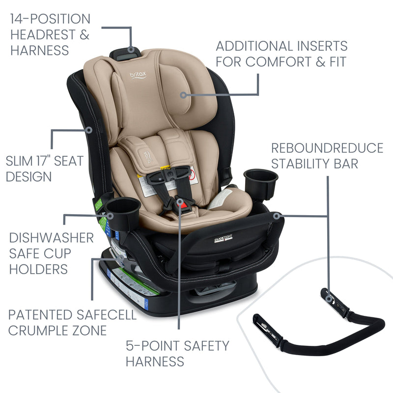 Britax Poplar S Convertible Car Seat